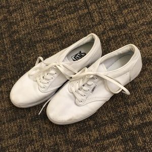 Women’s White Vans